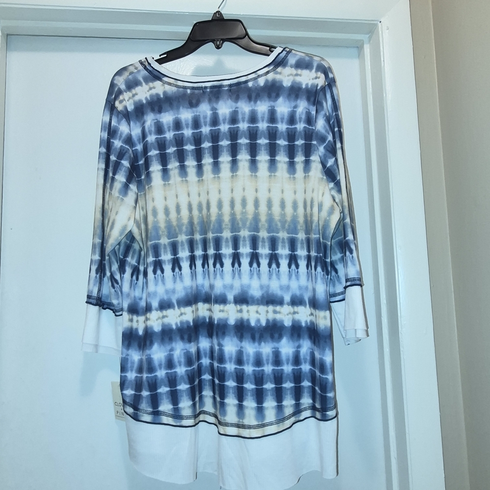 Clover + Pine Tie-Dye Long Sleeve Top - Picture 7 of 11
